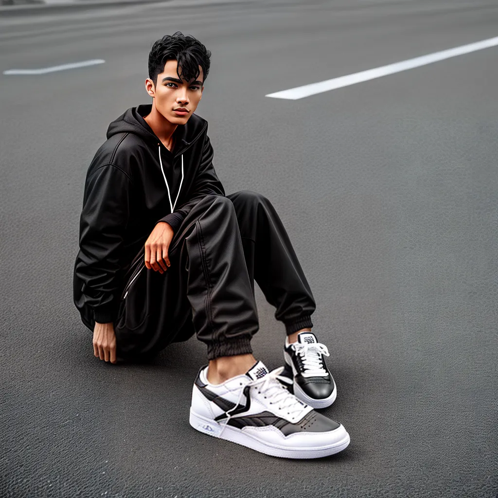 celebridade reebok preto branco 2