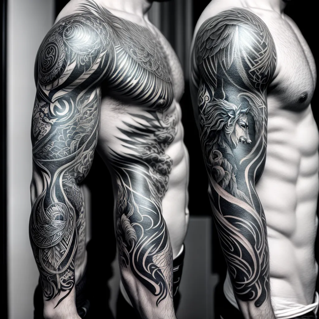 tatuagem mitologia grega braco 1