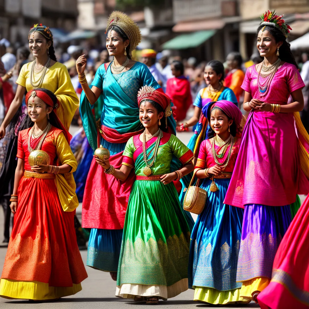 festivais culturais mundo trajes comida