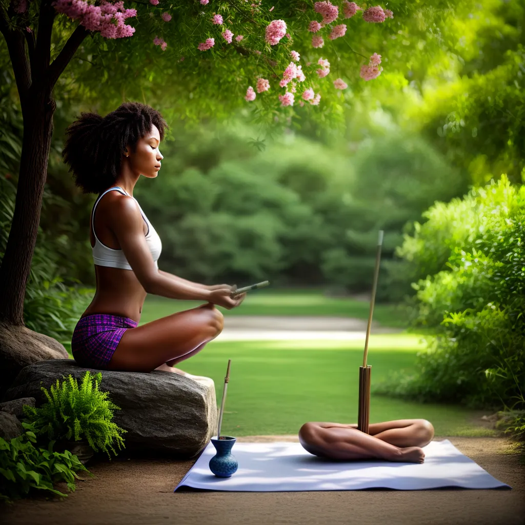 meditacao jardim incenso paz