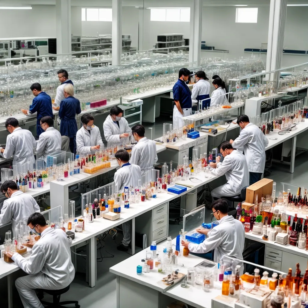 equipe laboratorio perfumes