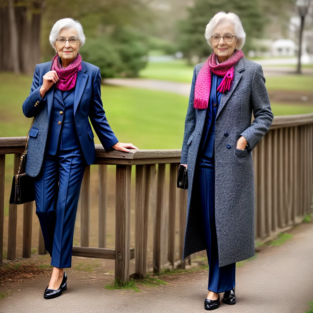 mulher elegante roupa estilosa confiante
