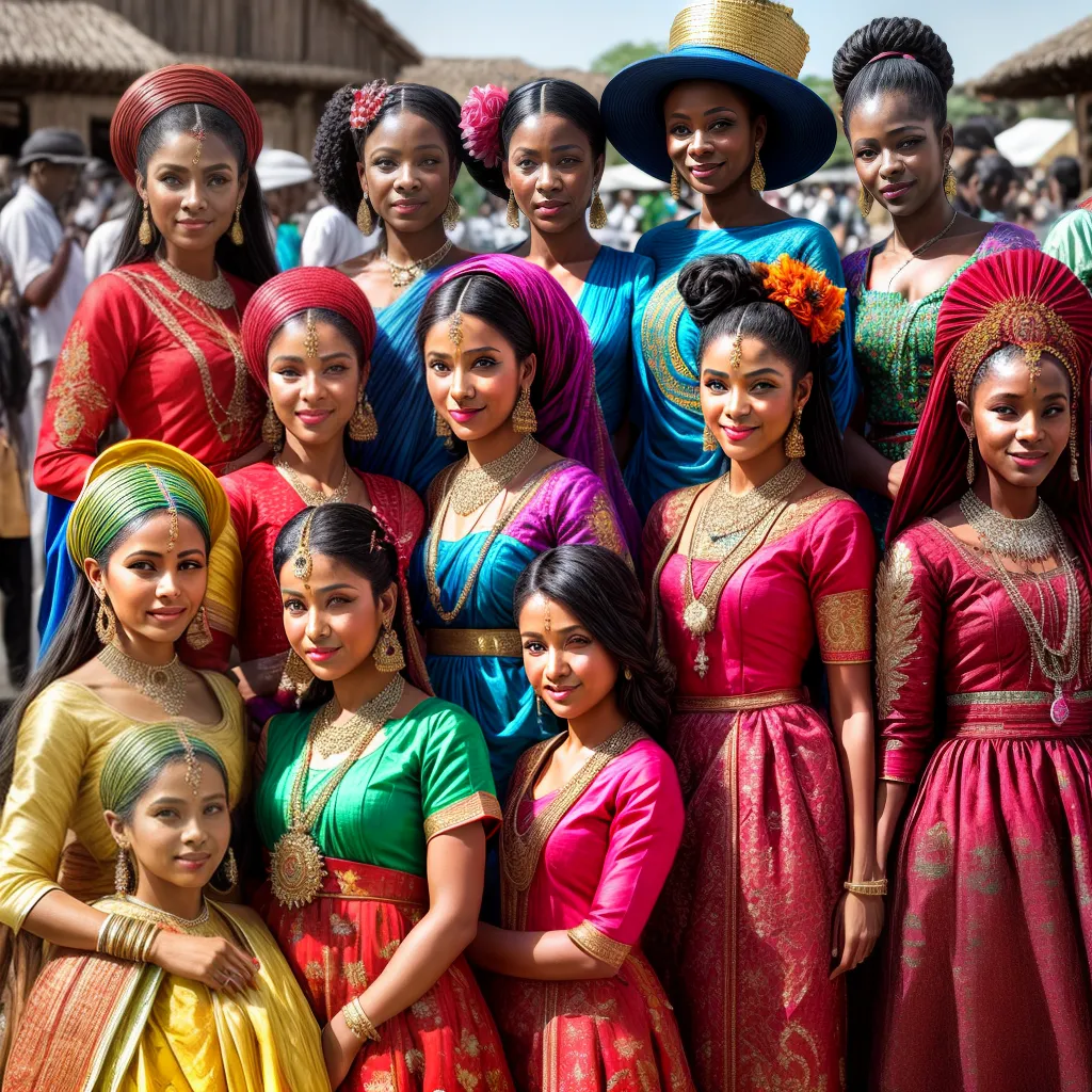moda tradicional diversidade mundial
