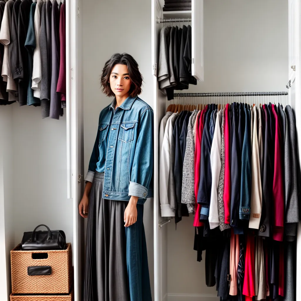 escolha roupa closet estilo