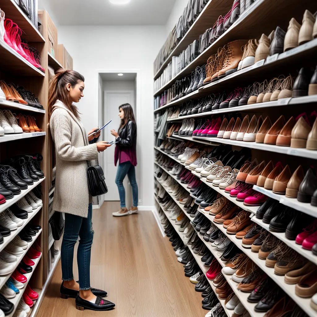 colecao sapatos mulher organizacao