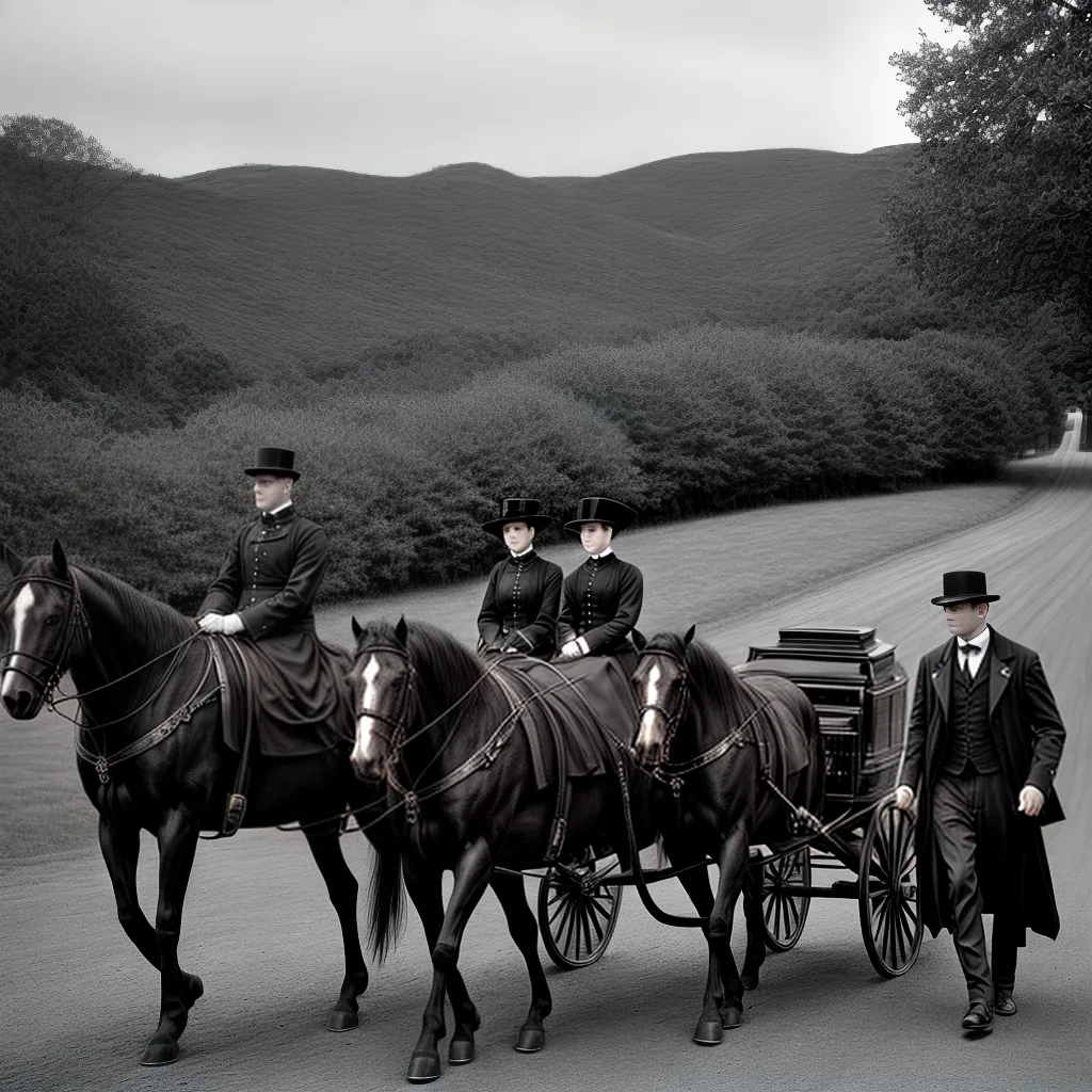 cortejo funebre vitoriano preto branco cortejo funebre vitoriano preto branco