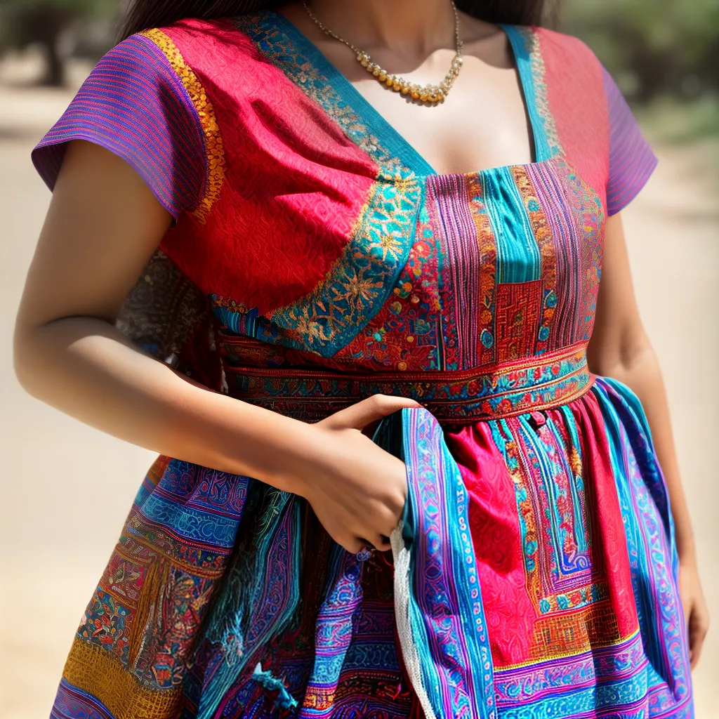 vestido estampado tribal joias palha vestido estampado tribal joias palha