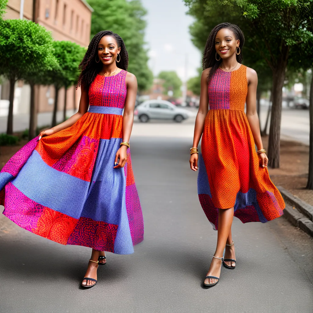 vestido maxi estampado africano colorido vestido maxi estampado africano colorido