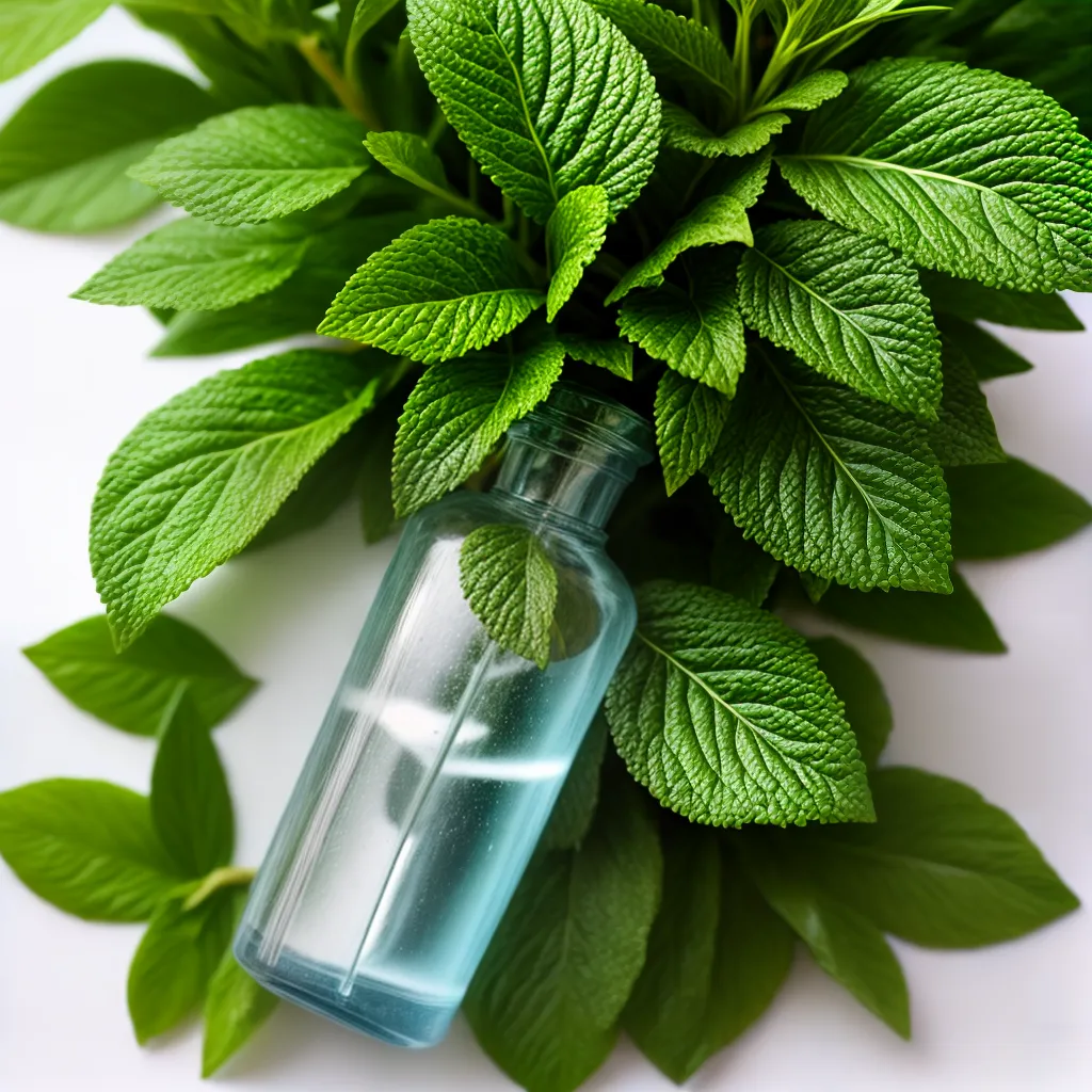 hidratante folhas verdes ervas naturais