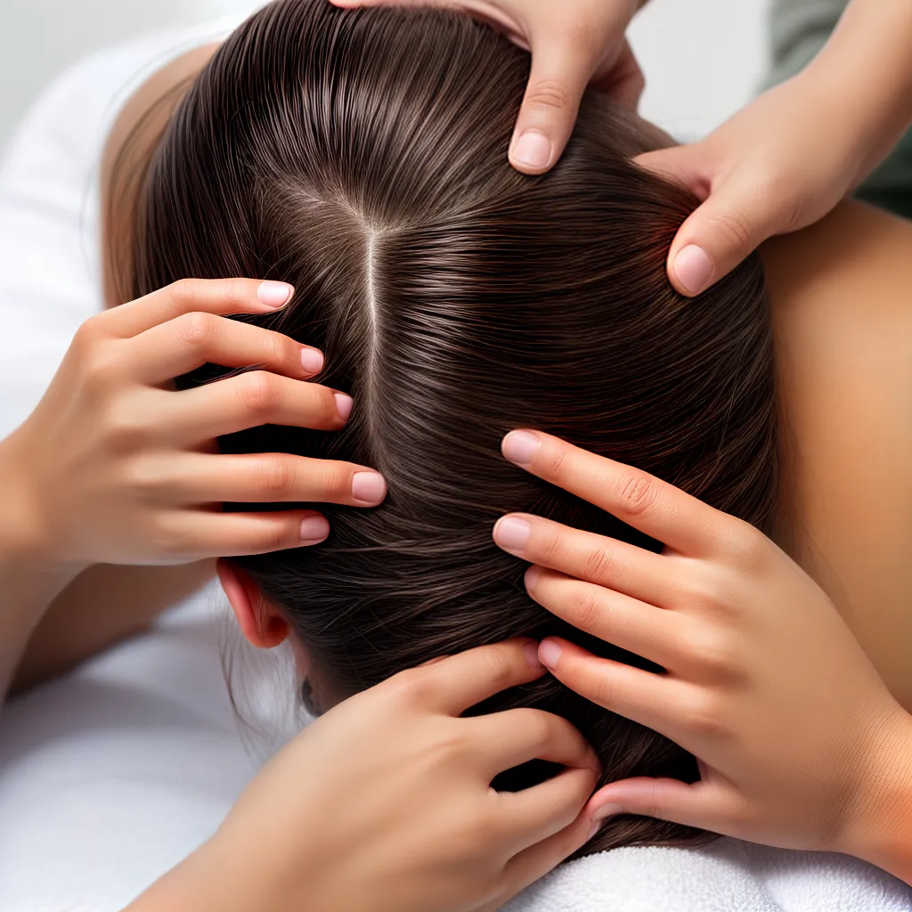 massagem couro cabeludo estimulo circulacao