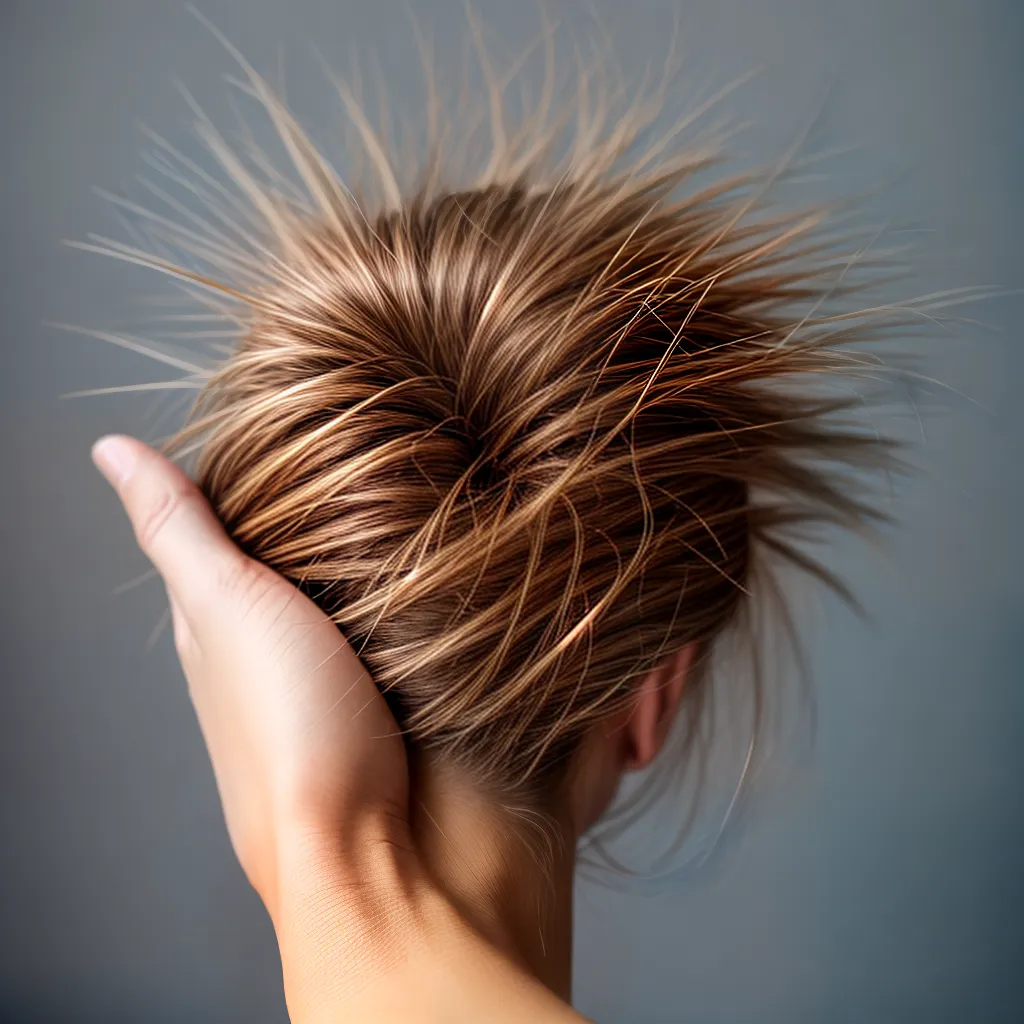 queda cabelo mao variados