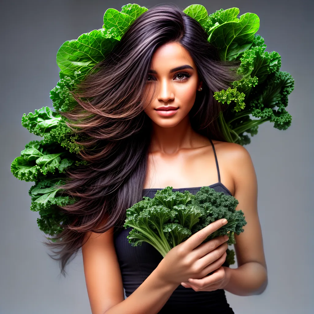 maos verdes cabelo saudavel