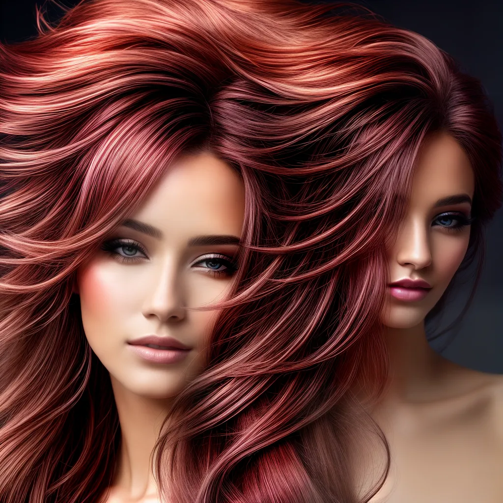 mulher cabelo luzes encantadoras