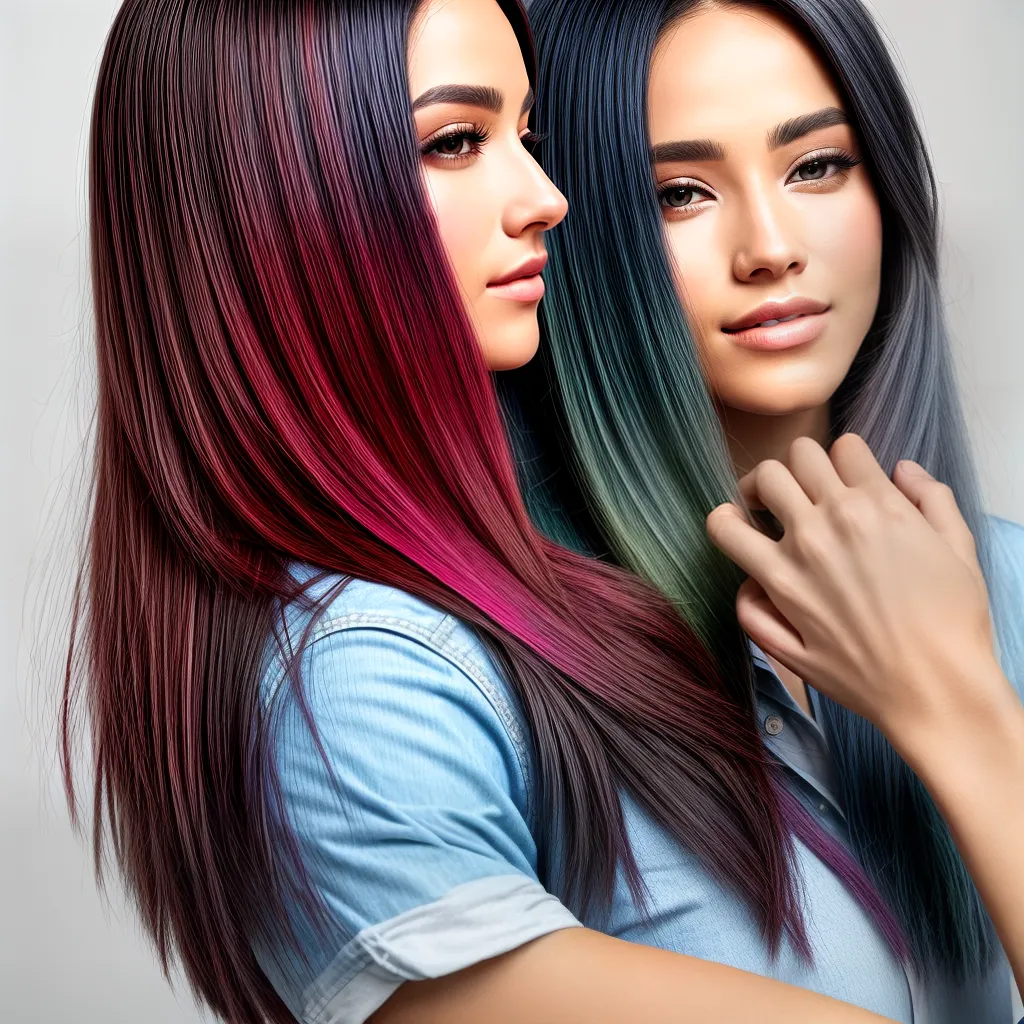 balayage maos cabelo arte