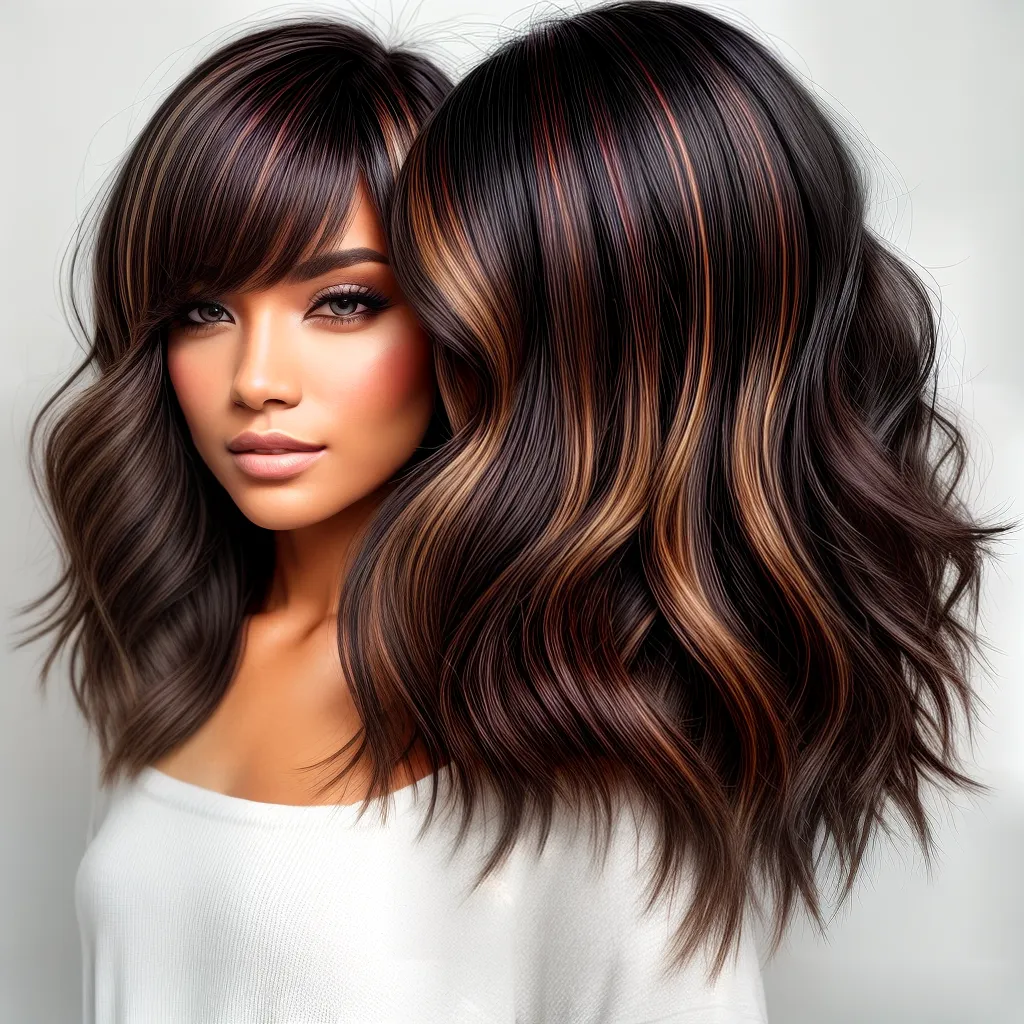 cabelo balayage mechas naturais