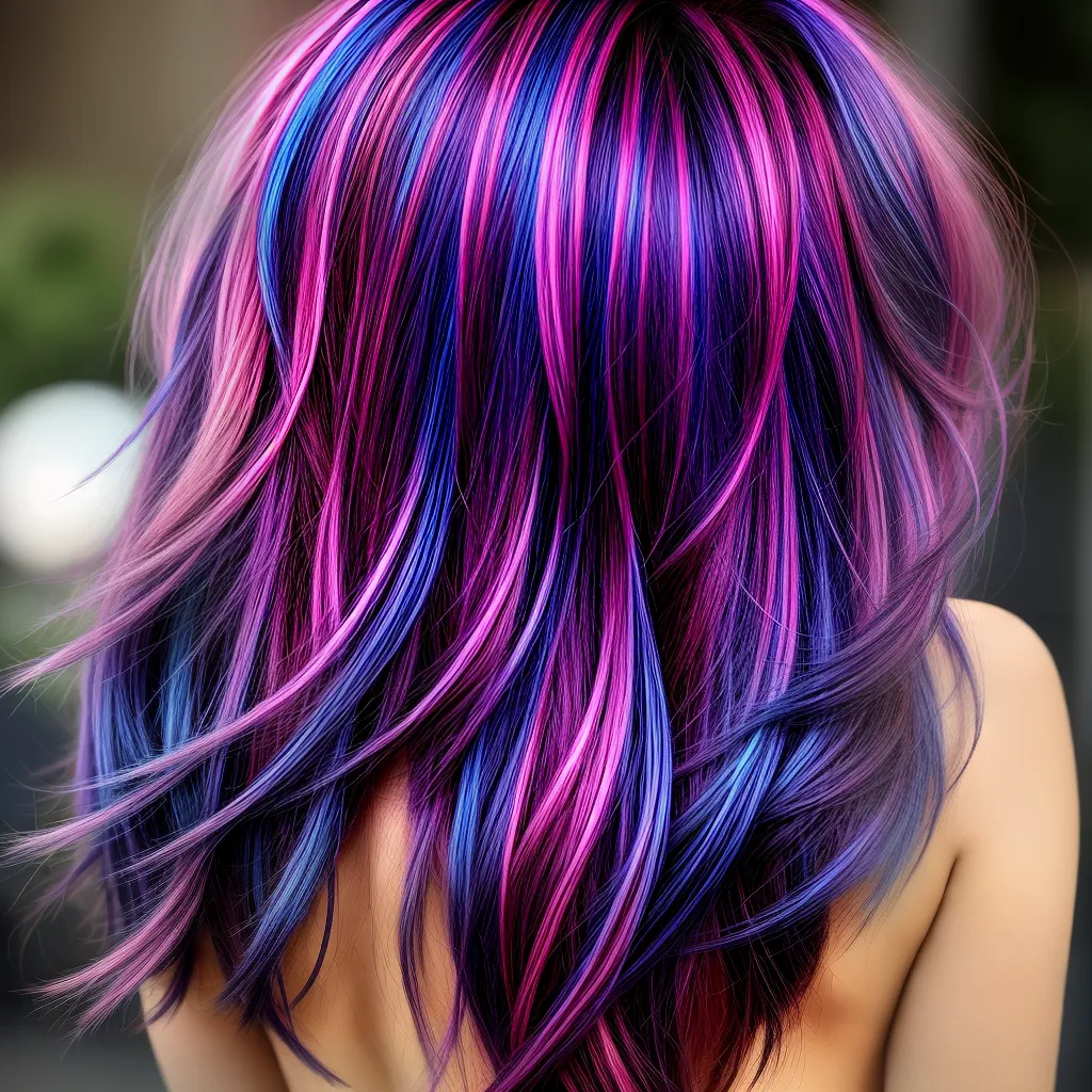 cabelo colorido mulher destaque