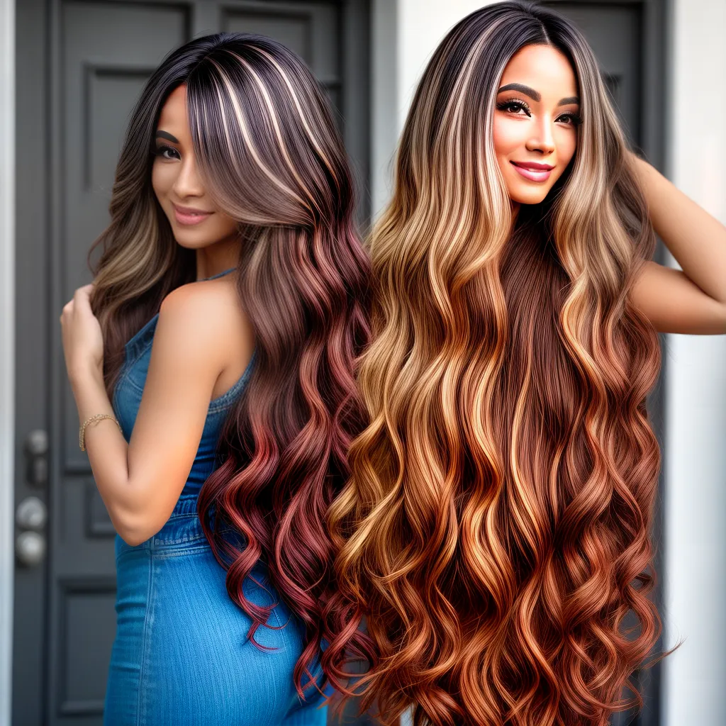 mulher cabelo destaque espelho