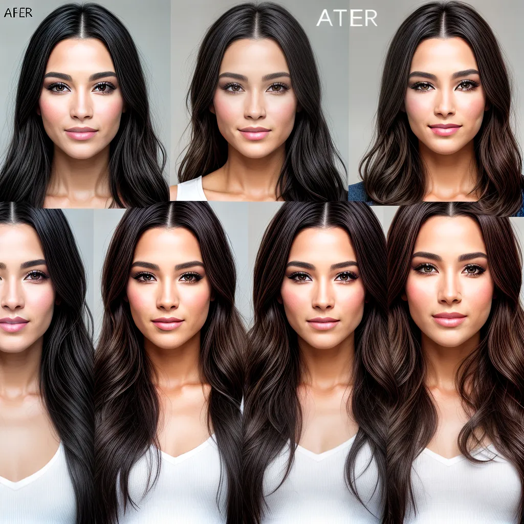 antes depois transformacao celebridade iluminacao