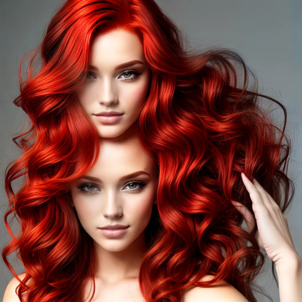 mulher cabelo vermelho fogo destaques mulher cabelo vermelho fogo destaques