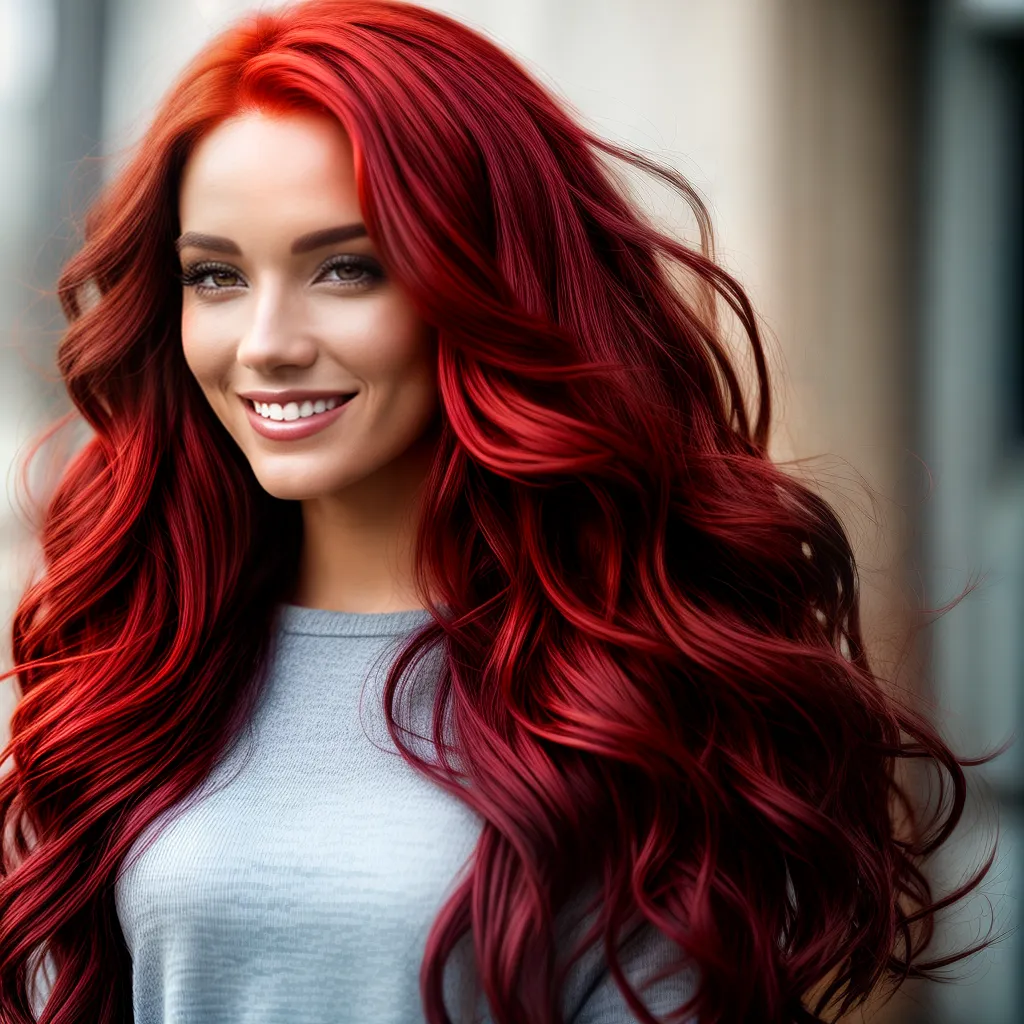 mulher cabelo vermelho fogo mulher cabelo vermelho fogo