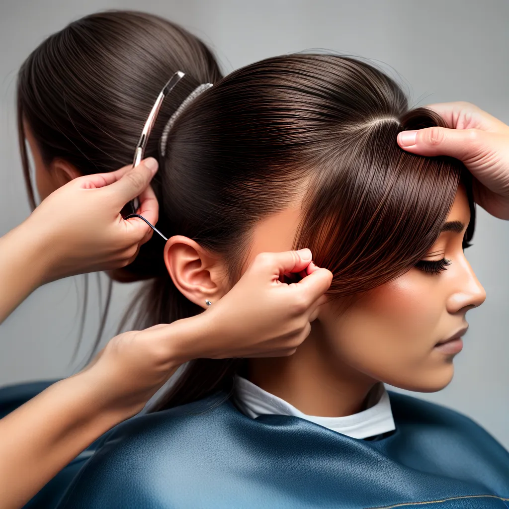 destaques cabelo pincel precisao destaques cabelo pincel precisao
