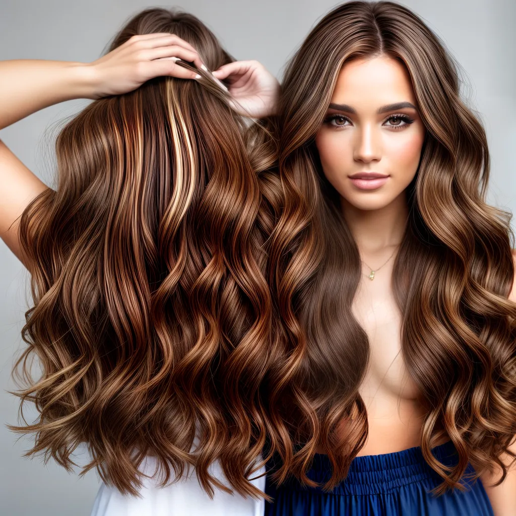 cabelo castanho ondas mechas caramelo cabelo castanho ondas mechas caramelo