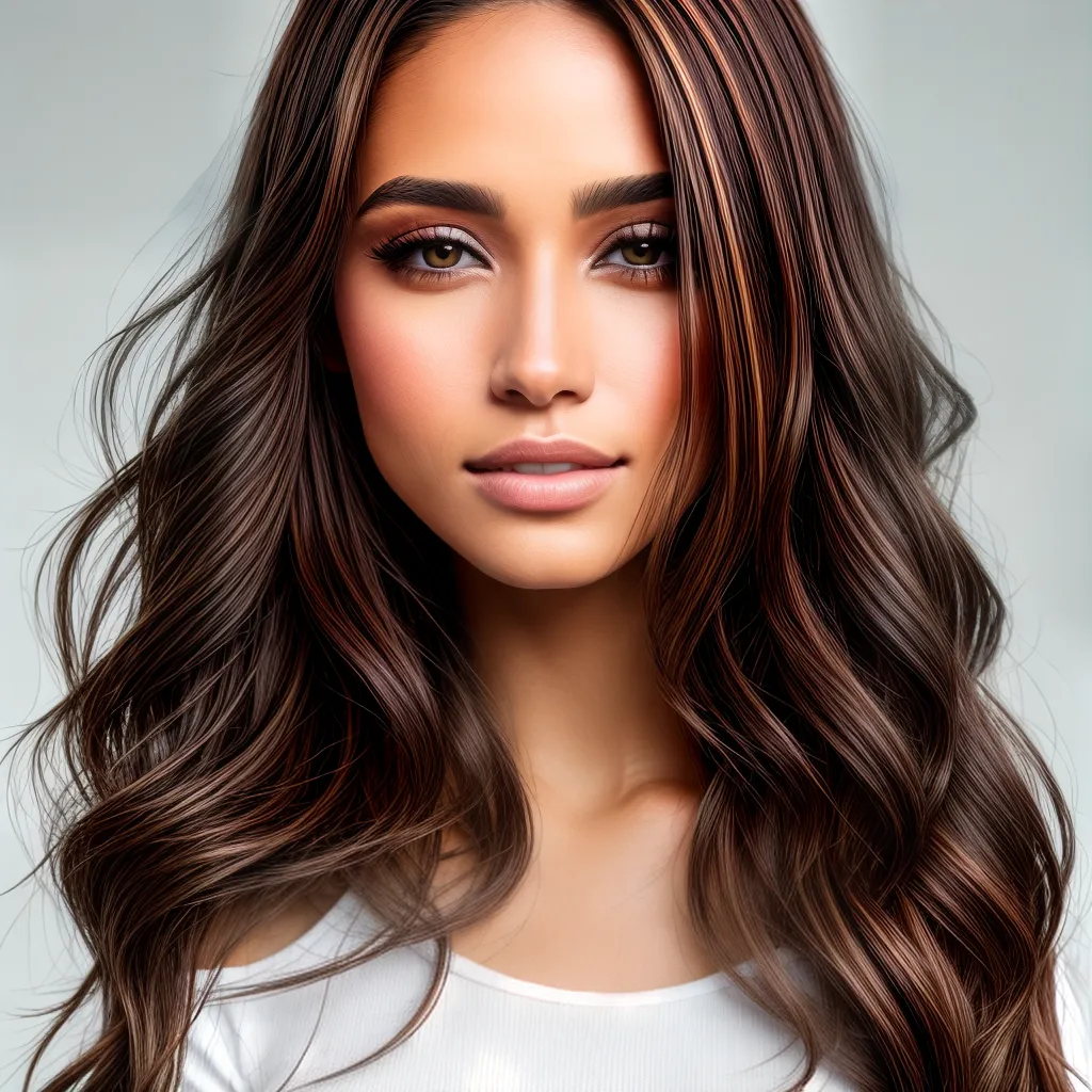 cabelo castanho glossy tons caramelo mel