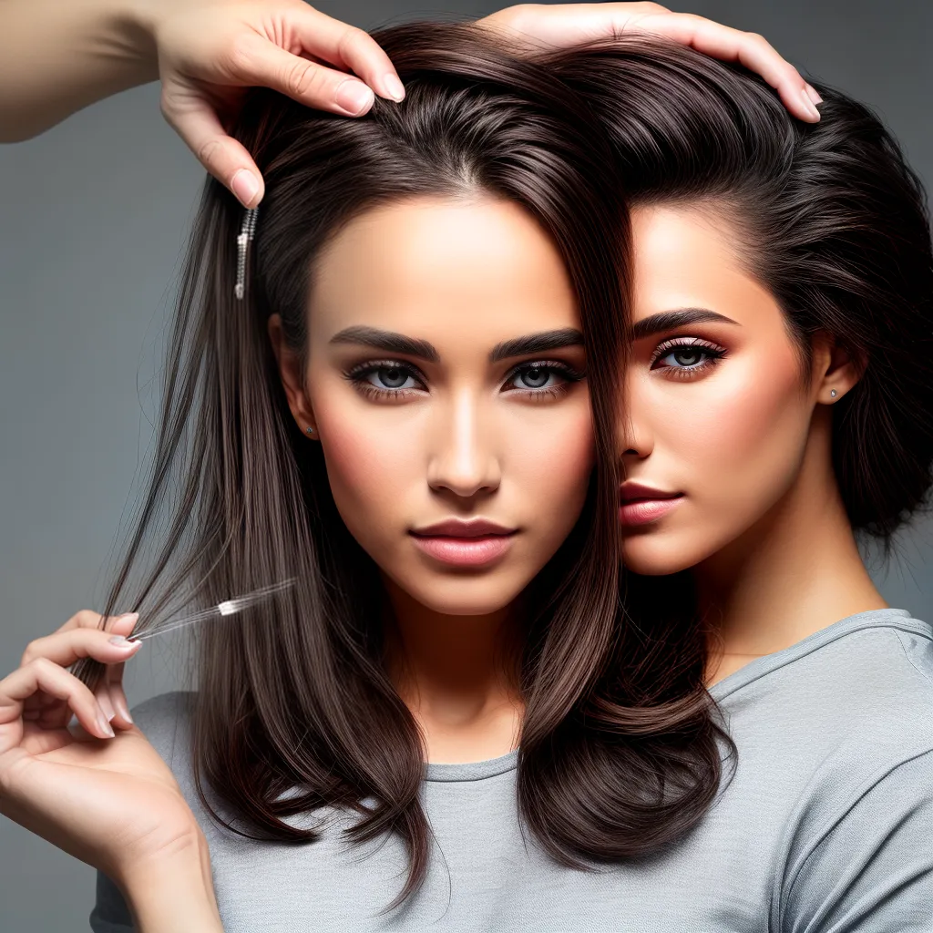 teste mecha cabelo descoloracao