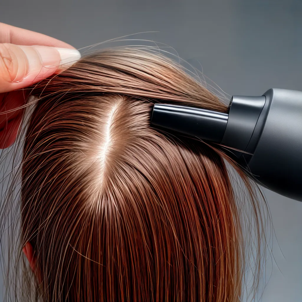 teste cor cabelo mecha destaque