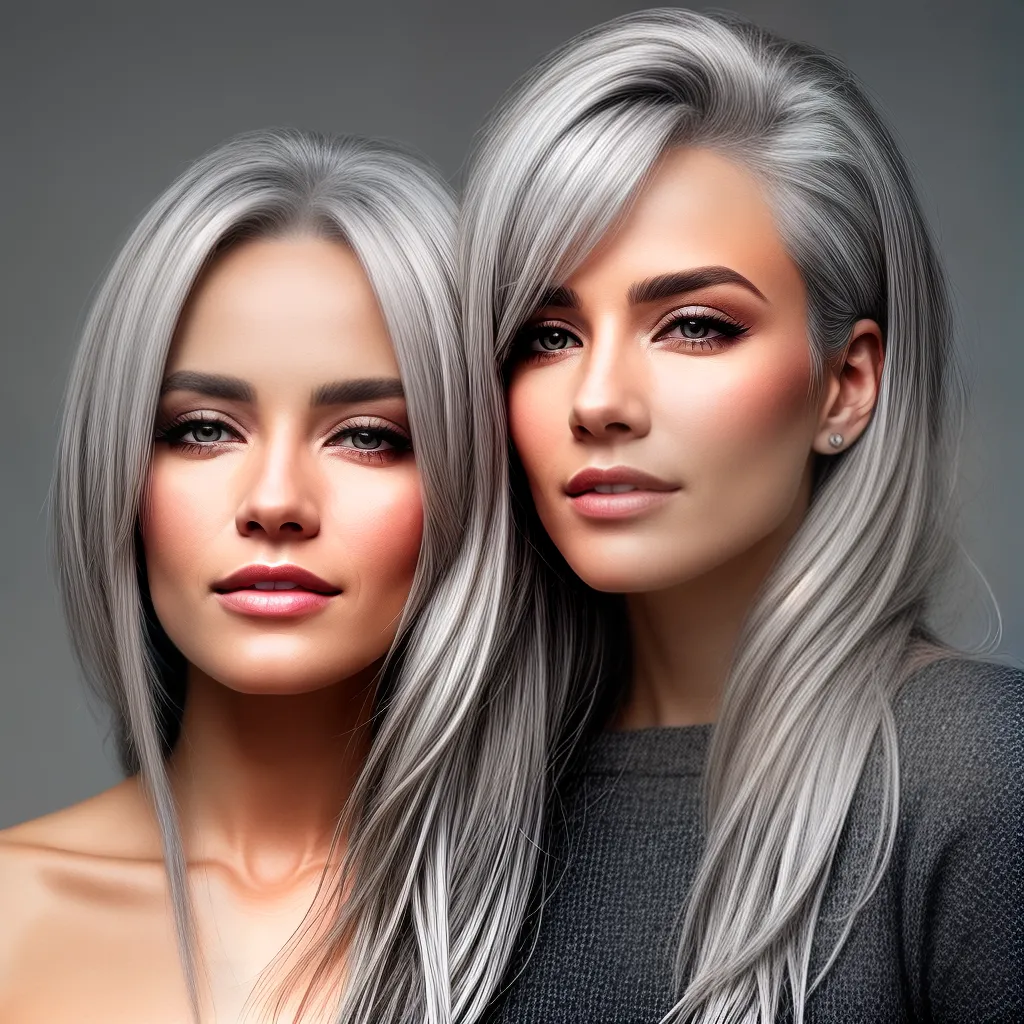 cabelo prateado mulher moderna 1