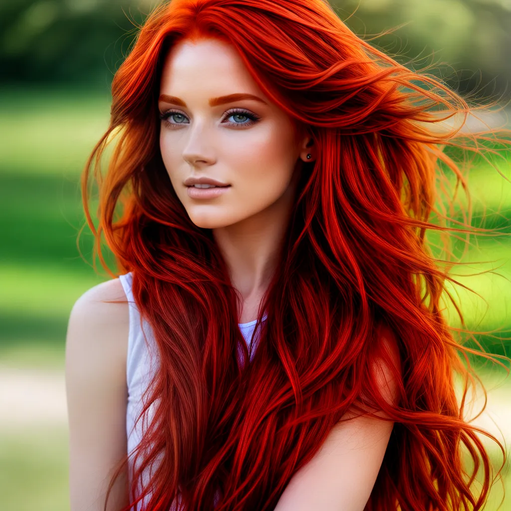 ruiva cabelo fogo iluminada sol ruiva cabelo fogo iluminada sol