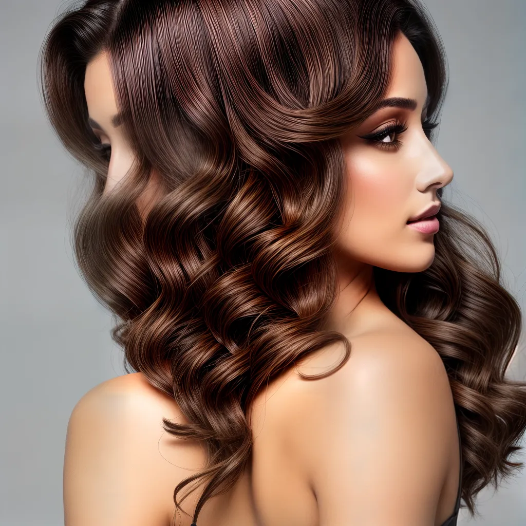 ondas glamurosas mulher cabelo brilho ondas glamurosas mulher cabelo brilho