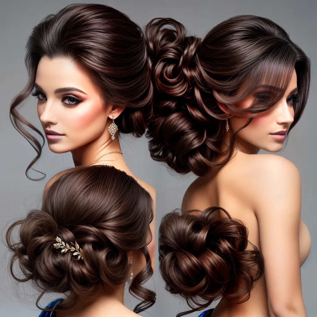 penteado festa glamouroso volumoso penteado festa glamouroso volumoso