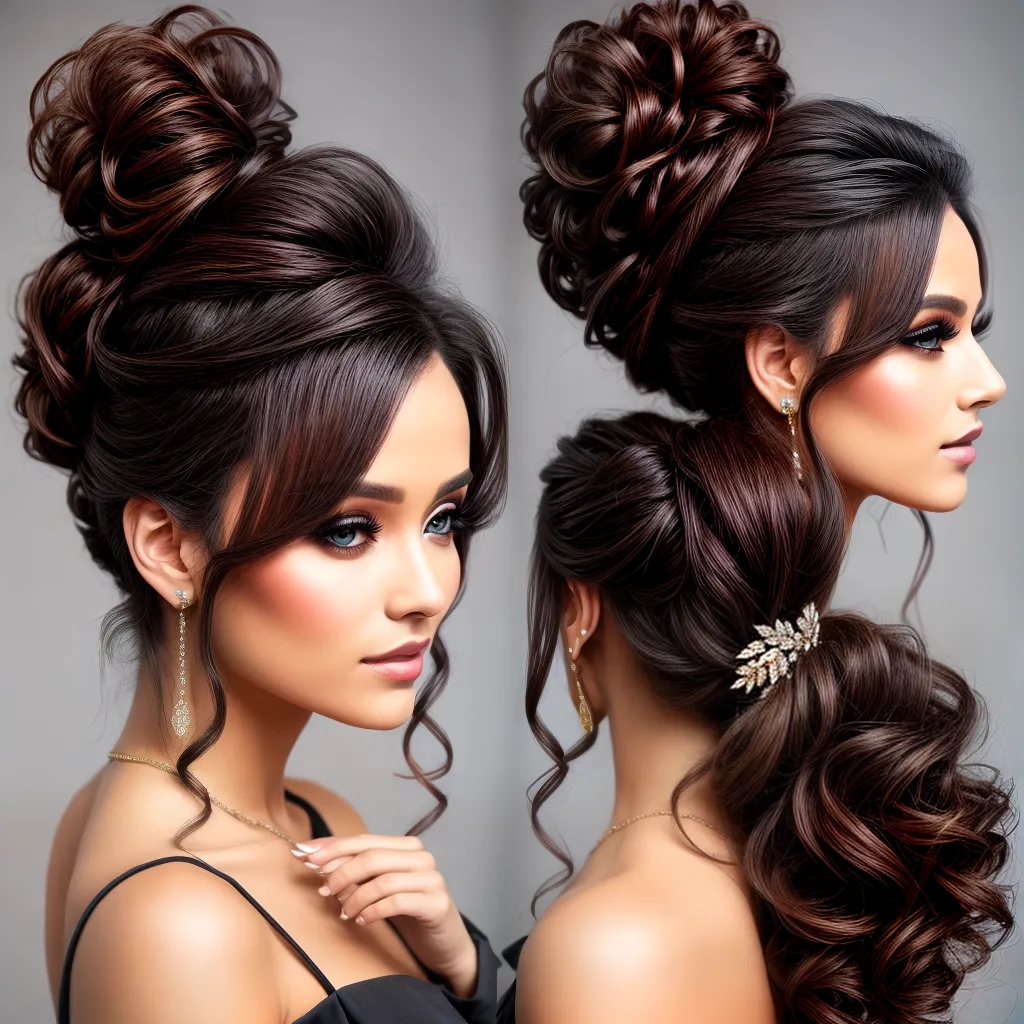 penteado festa elegante topo alto penteado festa elegante topo alto
