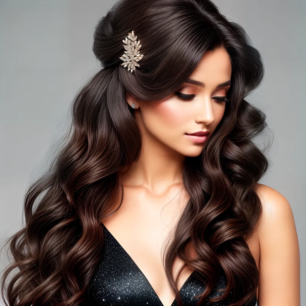 mulher penteado elegante cabelo curto