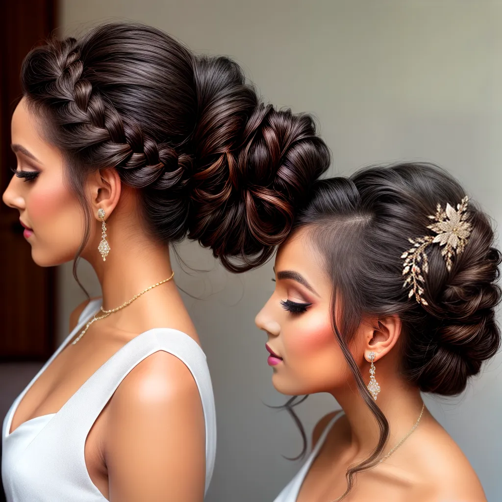 penteado glamouroso mulher aniversario