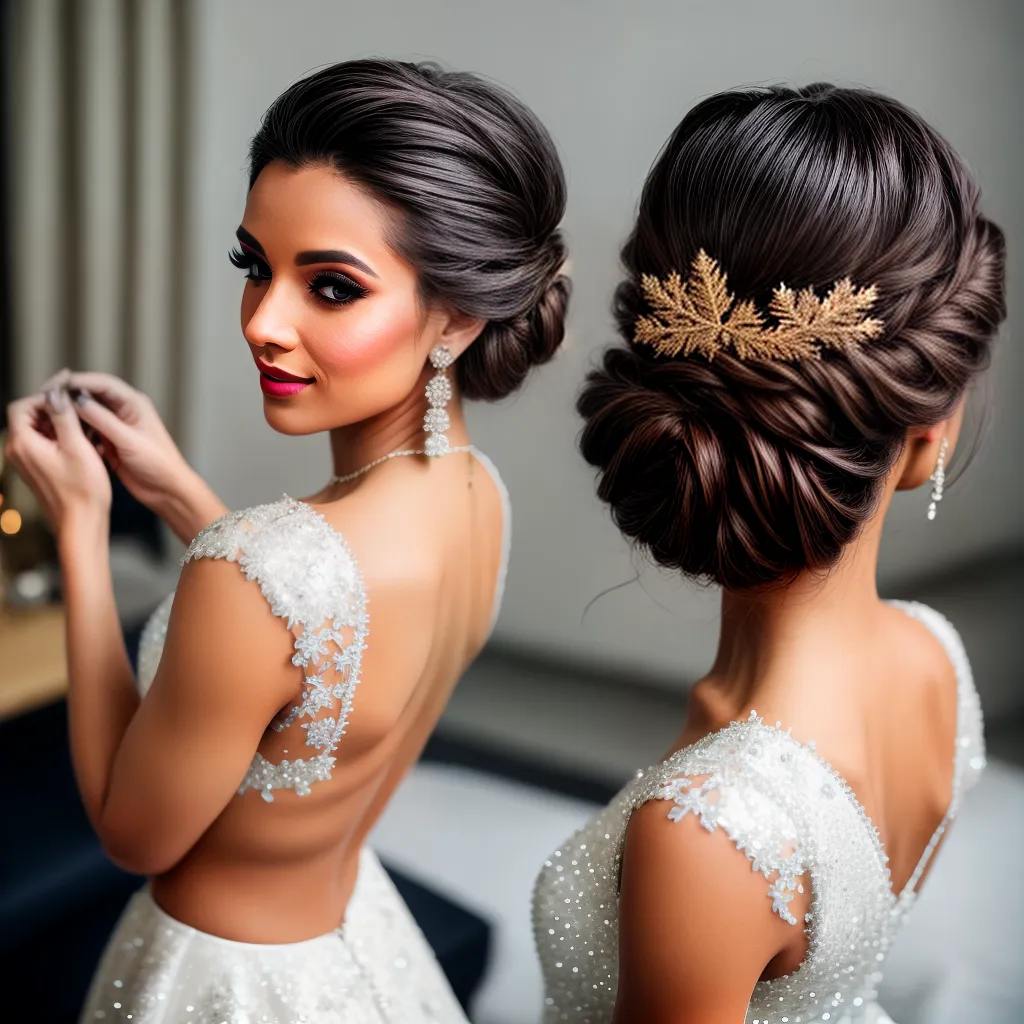 penteado festivo mulher natal