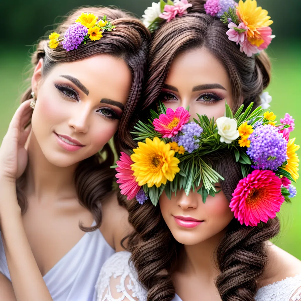 penteado pascoa mulher ovos flores
