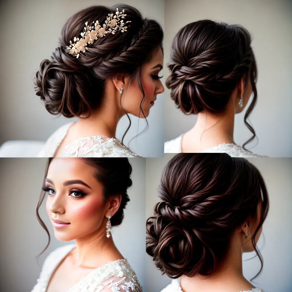 debutante penteado sofisticado flores 1