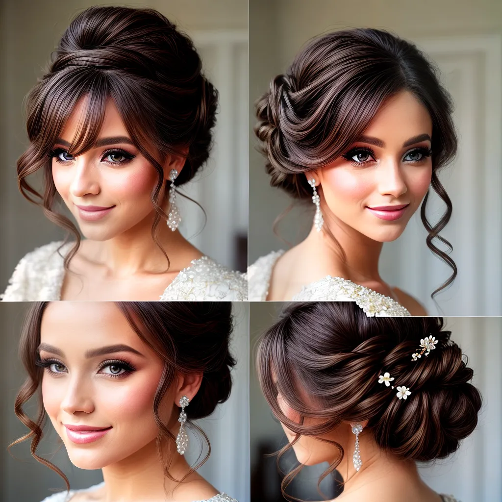penteado cachos flores debutante