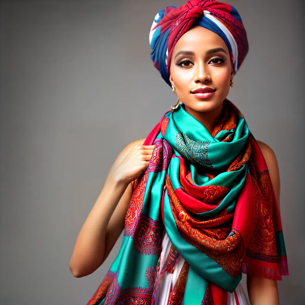 mulher cabelo cacheado turbante estiloso 1 mulher cabelo cacheado turbante estiloso 1