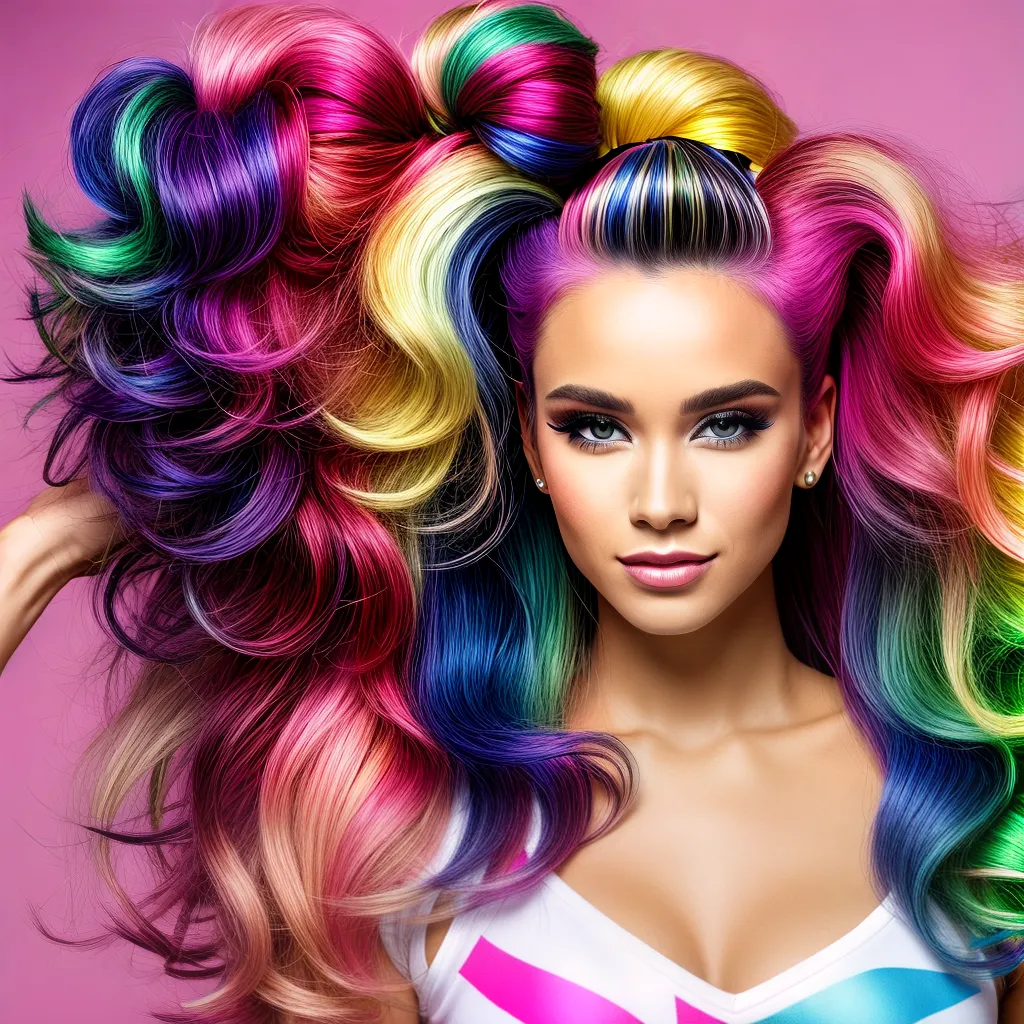 cabelo volumoso anos 80 neon cabelo volumoso anos 80 neon