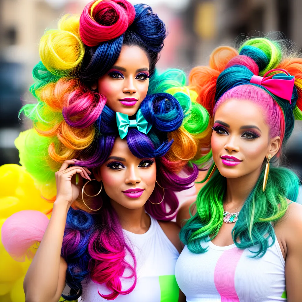 cabelo volumoso 80s acessorios coloridos cabelo volumoso 80s acessorios coloridos
