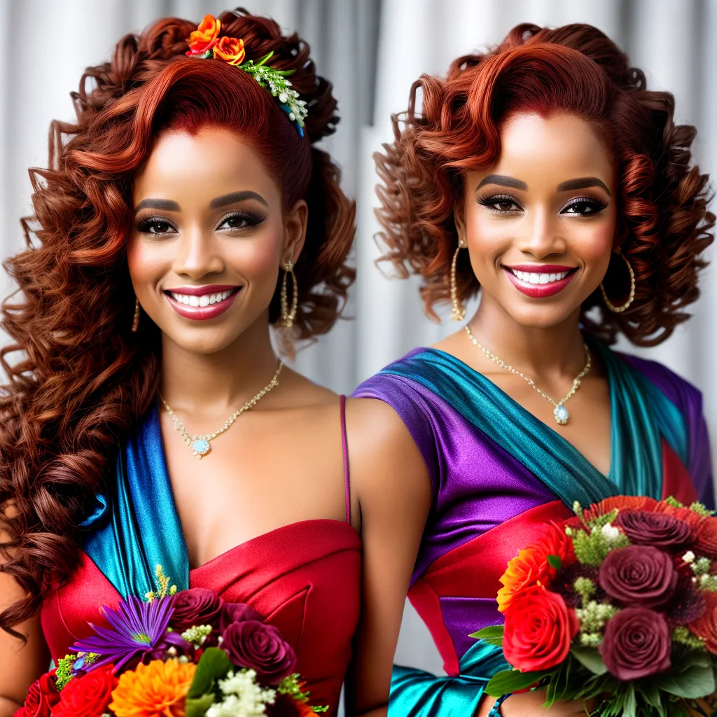 mulher cabelo vermelho salsa flores mulher cabelo vermelho salsa flores
