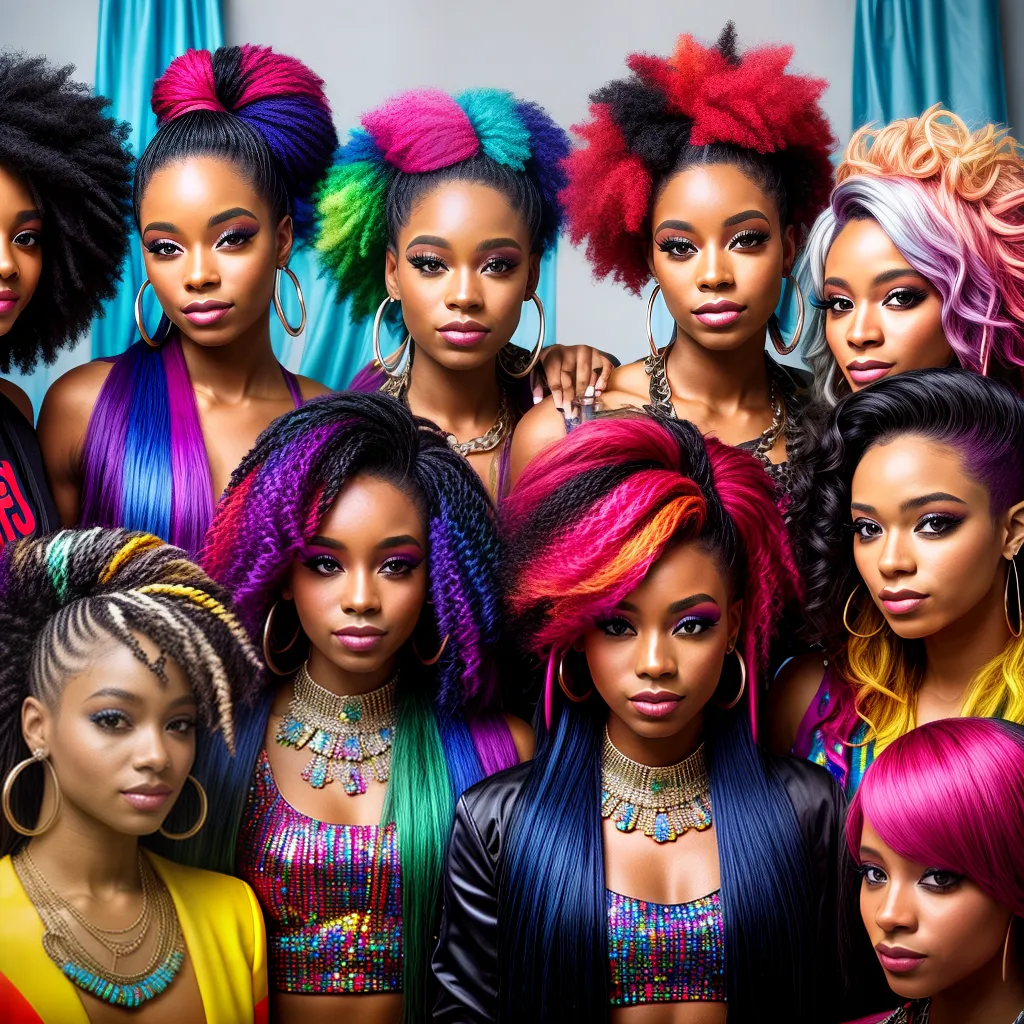 jovens estilos cabelo hip hop