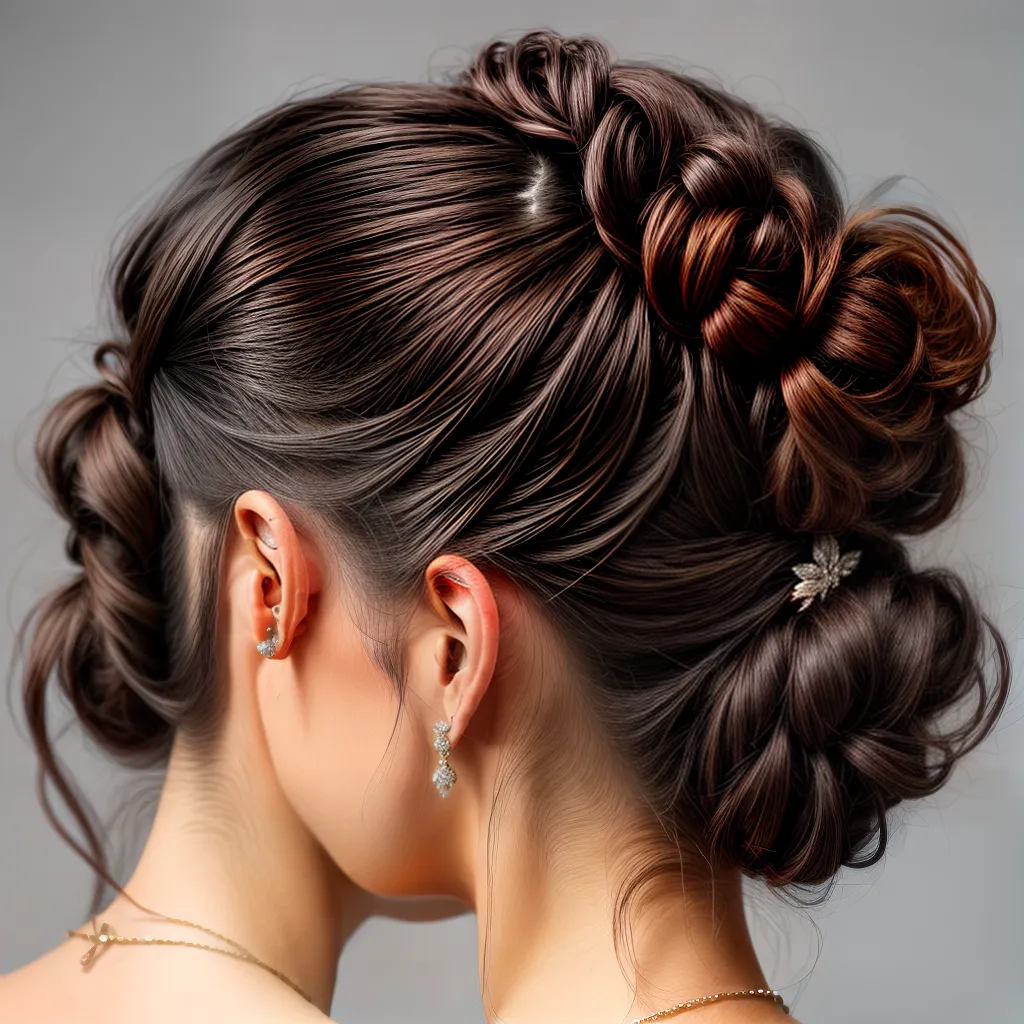 penteado sofisticado acessorios brilhantes 1