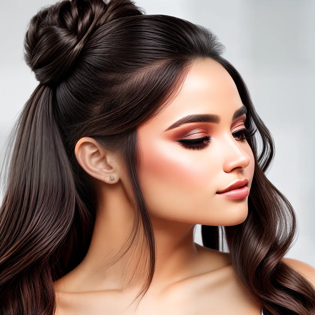 mulher elegante penteado sofisticado 4