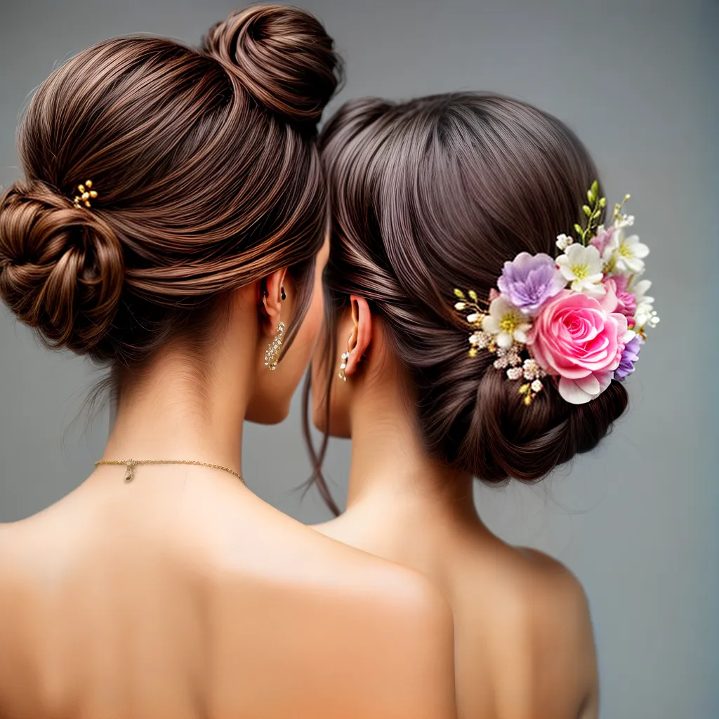 penteado chic flores mulher penteado chic flores mulher