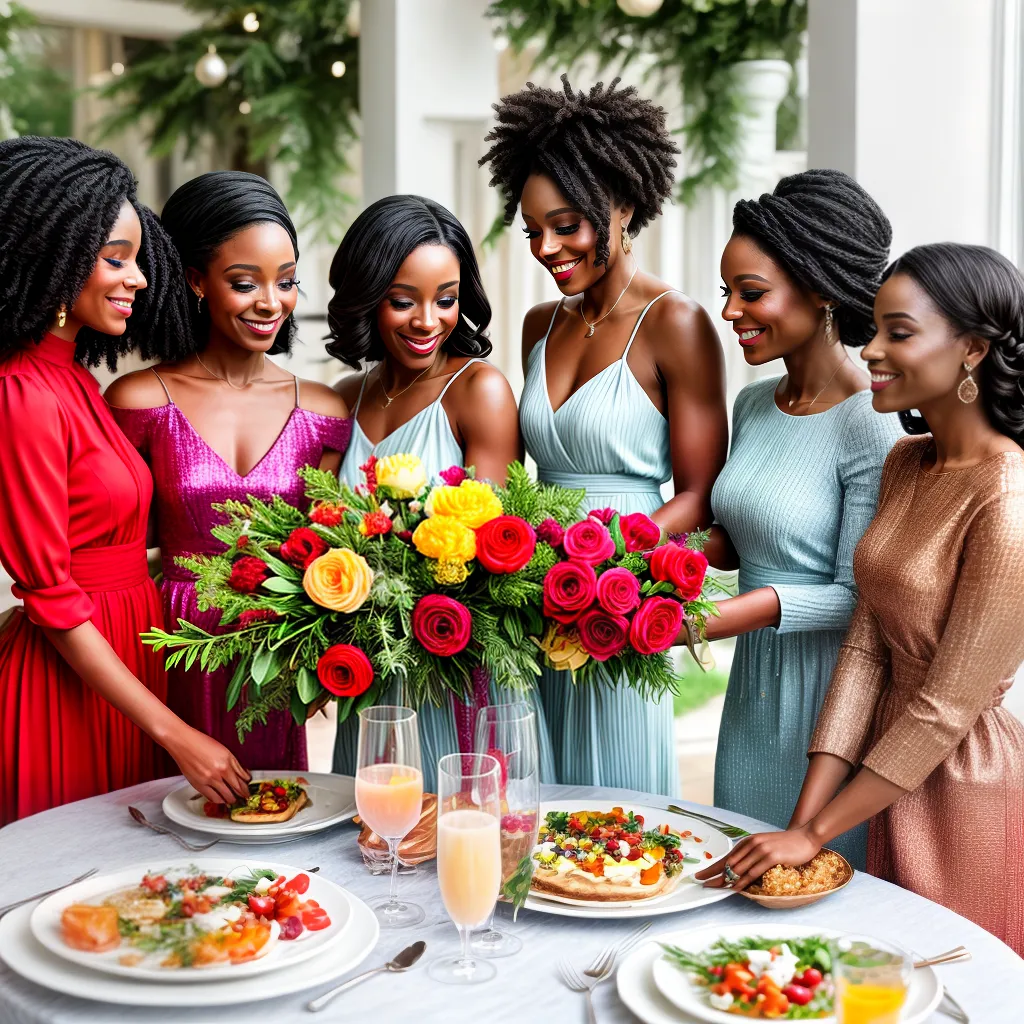 mulheres estilosas mesa brunch conversa
