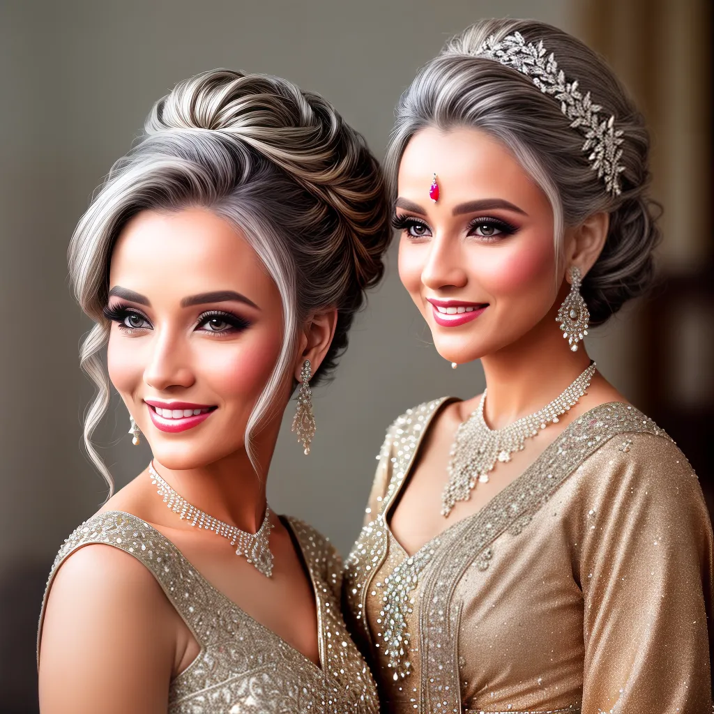 mulher cabelo prateado penteado elegante mulher cabelo prateado penteado elegante